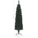 Artificial Slim Christmas Tree with Stand 180 Cm Fibre