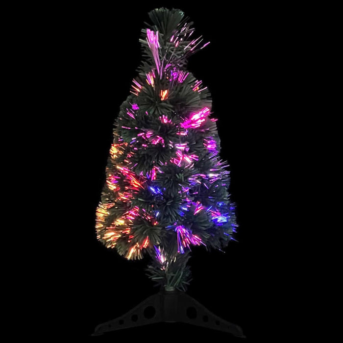 Artificial Slim Christmas Tree With Stand 64 Cm Fibre Optic
