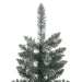 Artificial Slim Christmas Tree With Stand Green 180 Cm Pvc