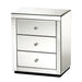 Artiss Set Of 2 Bedside Tables Drawers Mirrored Side End