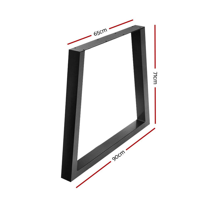 Artiss Set of 2 Coffee Dining Table Legs Industrial Vintage