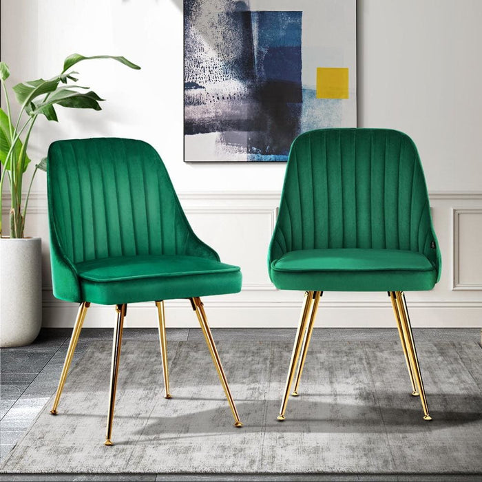 Artiss Set of 2 Dining Chairs Retro Chair Cafe Kitchen