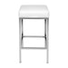 Artiss Set of 2 Pu Leather Backless Bar Stools - White