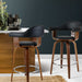 Artiss Set of 2 Bar Stools Pu Leather Wooden Swivel - Wood