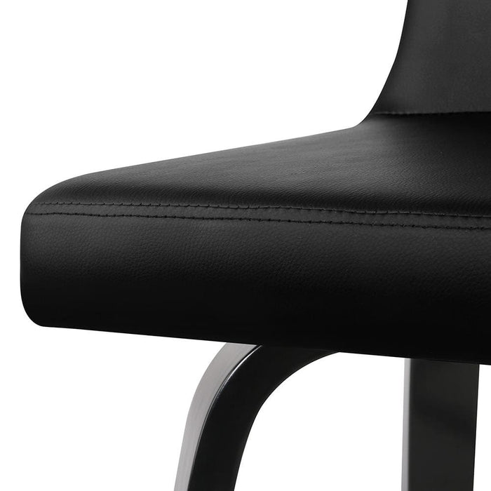 Goslash Picks Artiss Set of 2 Wooden Pu Leather Bar Stool