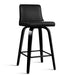 Goslash Picks Artiss Set of 2 Wooden Pu Leather Bar Stool