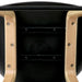 Artiss Set Of 2 Wooden Square Footrest Bar Stools - Black