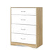 Artiss 4 Chest of Drawers Tallboy Dresser Table Bedroom