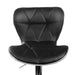 Artiss Set of 4 Pu Leather Patterned Bar Stools - Black