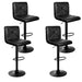 Artiss Set of 4 Bar Stools Pu Leather Criss Cross Style