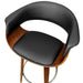 Artiss Set of 4 Swivel Pu Leather Bar Stool - Wood and Black