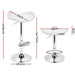 Goslash Picks Artiss Set of 4 Swivel Bar Stools - White