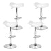 Goslash Picks Artiss Set of 4 Swivel Bar Stools - White