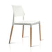 Artiss Set Of 4 Wooden Stackable Dining Chairs - White