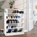 Artiss 6 - tier Shoe Rack Cabinet - White