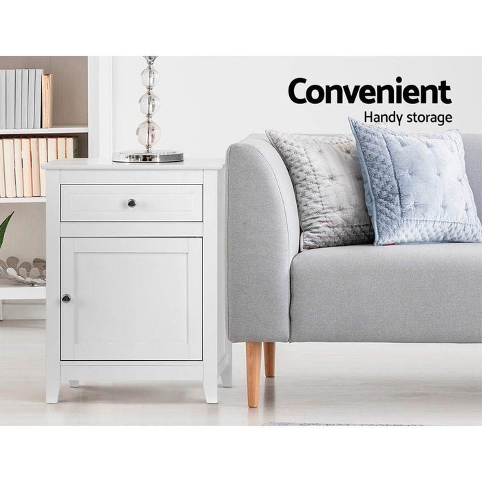 Artiss Bedside Tables Big Storage Drawers Cabinet