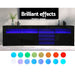 Artiss Tv Cabinet Entertainment Unit Stand Rgb Led Gloss 3
