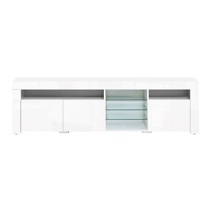 Artiss Tv Cabinet Entertainment Unit Stand Rgb Led Gloss 3