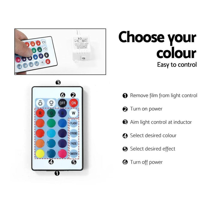 Artiss Tv Cabinet Entertainment Unit Stand Rgb Led Gloss