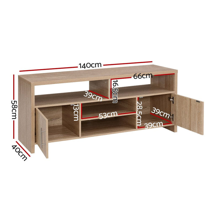 Artiss Tv Cabinet Entertainment Unit Stand Storage Shelf