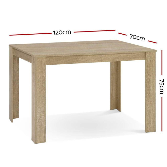 Artiss Dining Table 4 Seater Wooden Kitchen Tables Oak