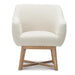 Artiss Fabric Tub Lounge Armchair - Beige Offer