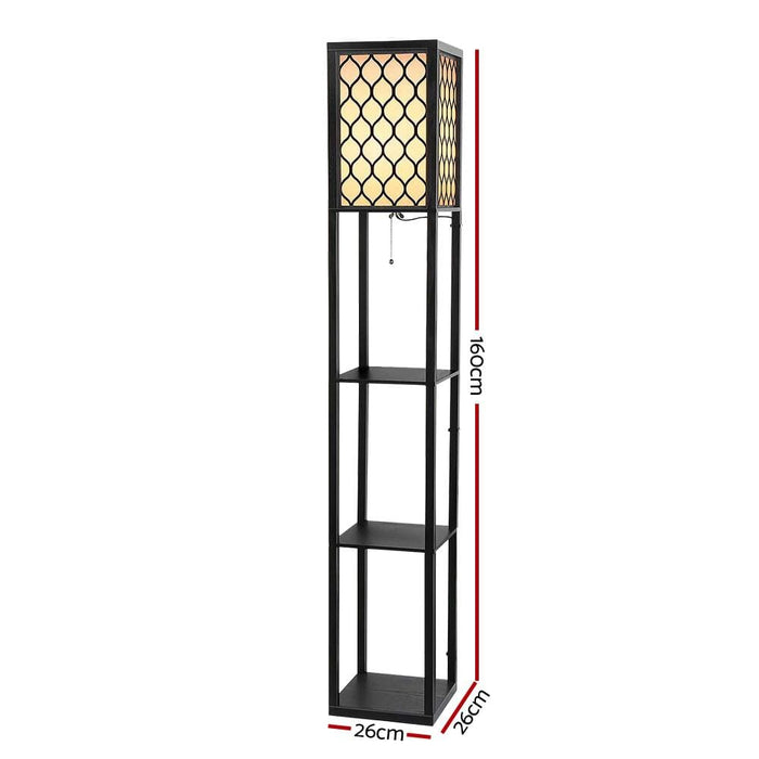 Goslash Picks Artiss Floor Lamp Storage Shelf Led Lamps