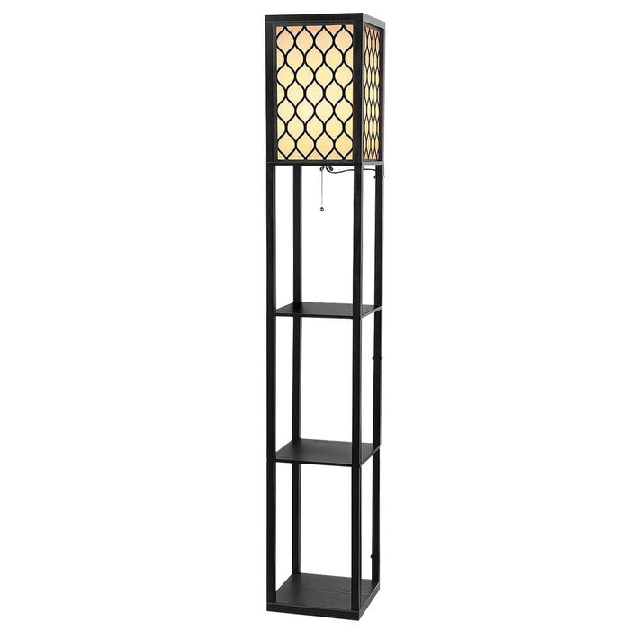 Goslash Picks Artiss Floor Lamp Storage Shelf Led Lamps