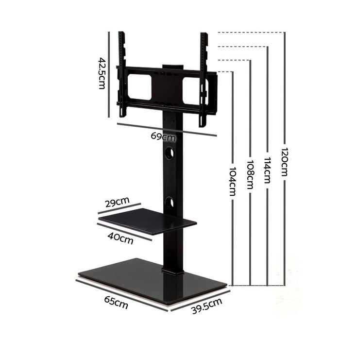 Artiss Floor Tv Stand with Bracket Shelf Mount