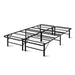 Artiss Foldable Double Metal Bed Frame - Black