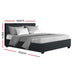 Artiss Bed Frame Double Size Gas Lift Base with Storage