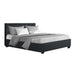 Artiss Bed Frame Double Size Gas Lift Base with Storage