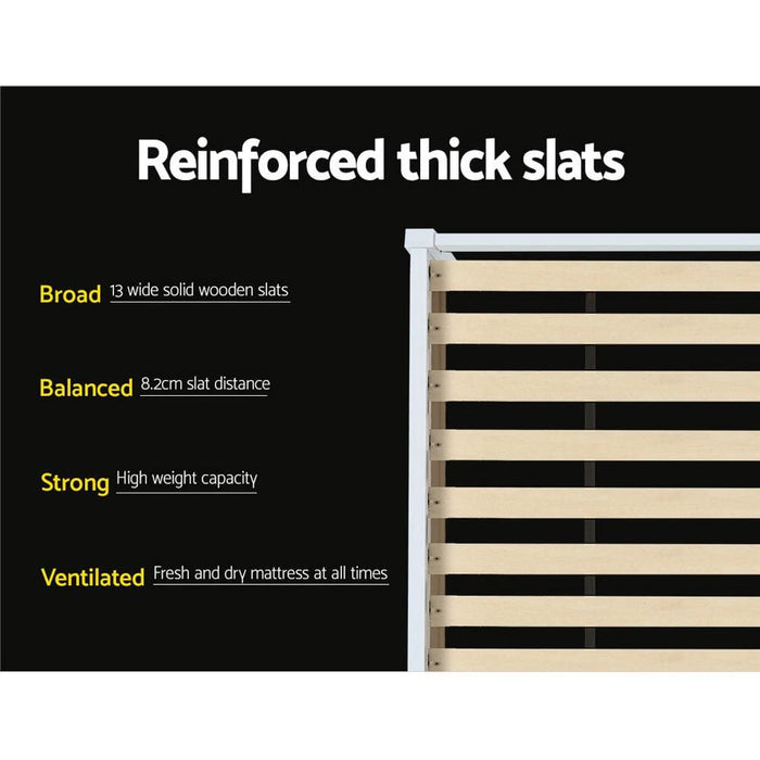 Artiss Bed Frame King Single Size Wooden Mattress Base