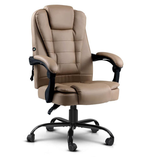 Artiss Massage Office Chair Pu Leather Recliner Computer
