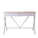 Artiss Metal Desk With Drawer - White Oak Top