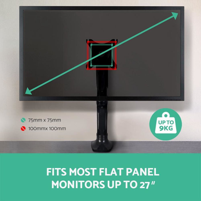 Goslash Picks Artiss Monitor Arm Mount Single Gas Black