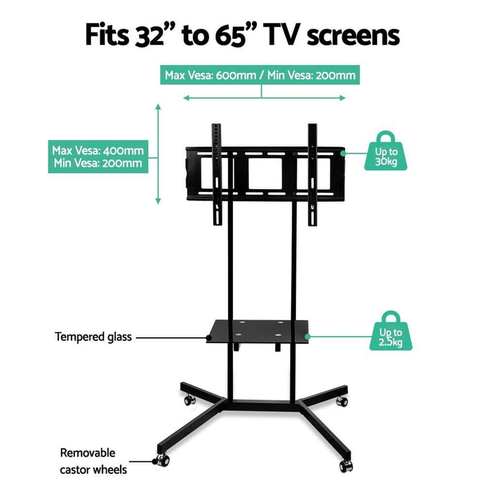 Artiss Tv Mount on Stand - Black