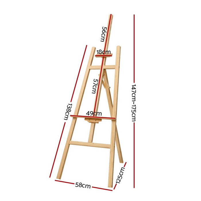 Artiss Painting Easel Stand Wedding Wooden Easels Tripod