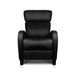 Artiss Pu Leather Reclining Armchair - Black