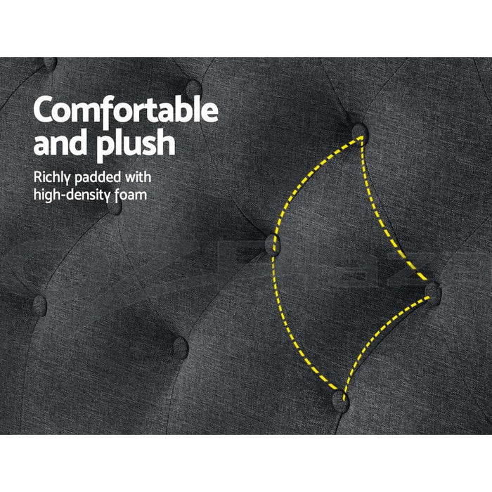 Artiss Queen Size Bed Head Headboard Bedhead Fabric Frame