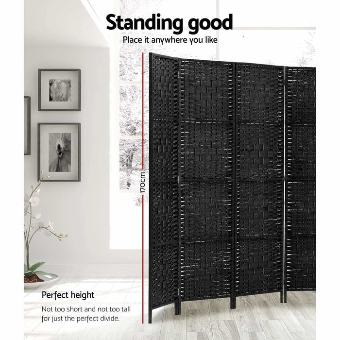 Artiss Room Divider 8 Panel Dividers Privacy Screen Rattan