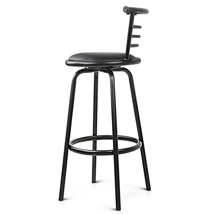 Nz Local Stock-artiss Set of 2 Pu Leather Bar Stools