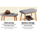 Artiss Shoe Rack Seat Bench Chair Shelf Organisers Bamboo