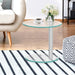 Artiss Side Coffee Table Bedside Furniture Oval Tempered