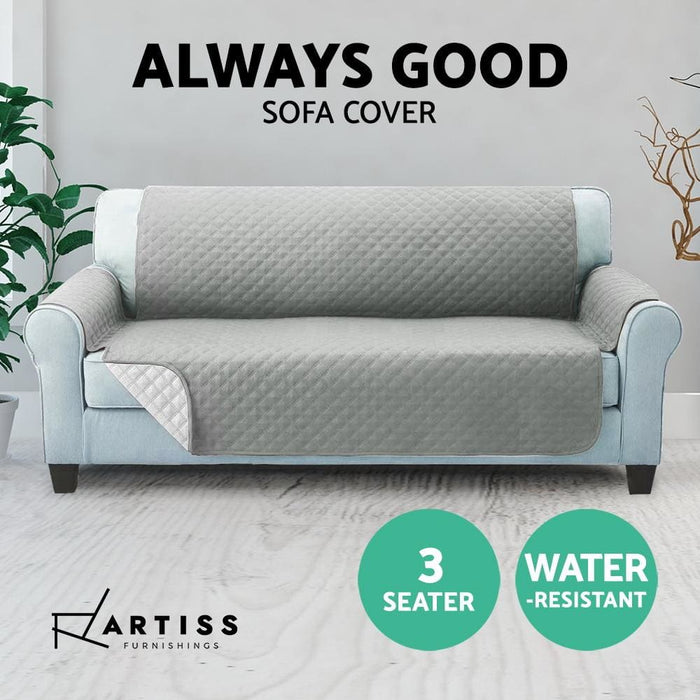 Artiss Sofa Cover Quilted Couch Covers Lounge Protector