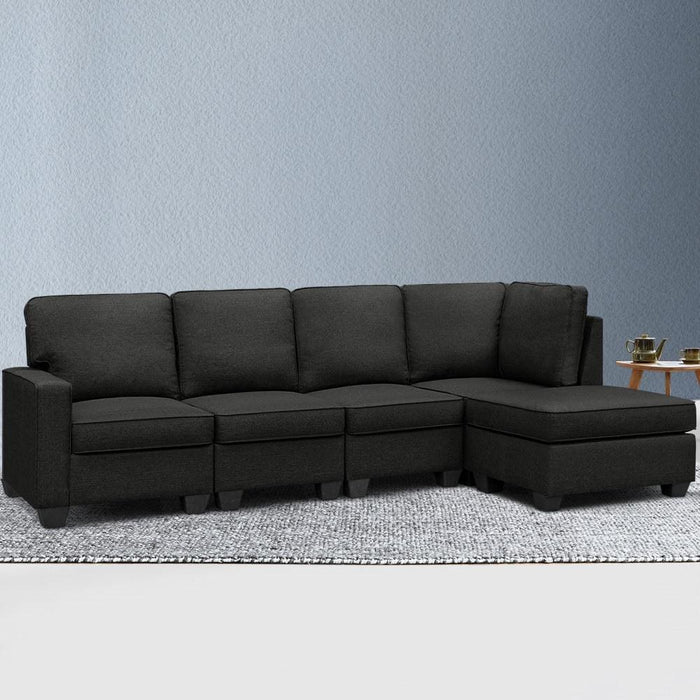 Artiss Sofa Lounge Set 5 Seater Modular Chaise Chair Suite