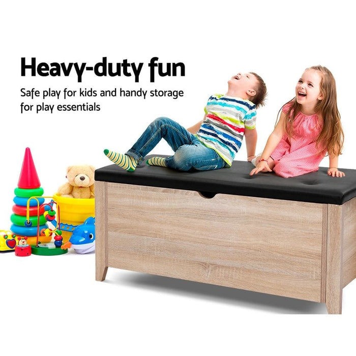 Artiss Storage Ottoman Blanket Box Pu Leather Bench Foot