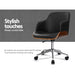 Artiss Wooden Office Chair Computer Pu Leather Desk Chairs