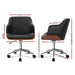 Artiss Wooden Office Chair Computer Pu Leather Desk Chairs