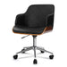 Artiss Wooden Office Chair Computer Pu Leather Desk Chairs